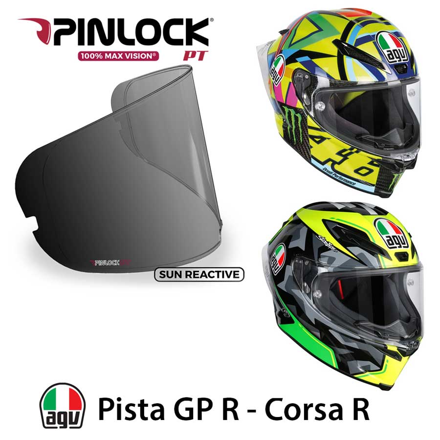 Pinlock ProtecTINT đổi màu cho AGV Pista GP R - Corsa R | Pinlock PT 100% Max Vision