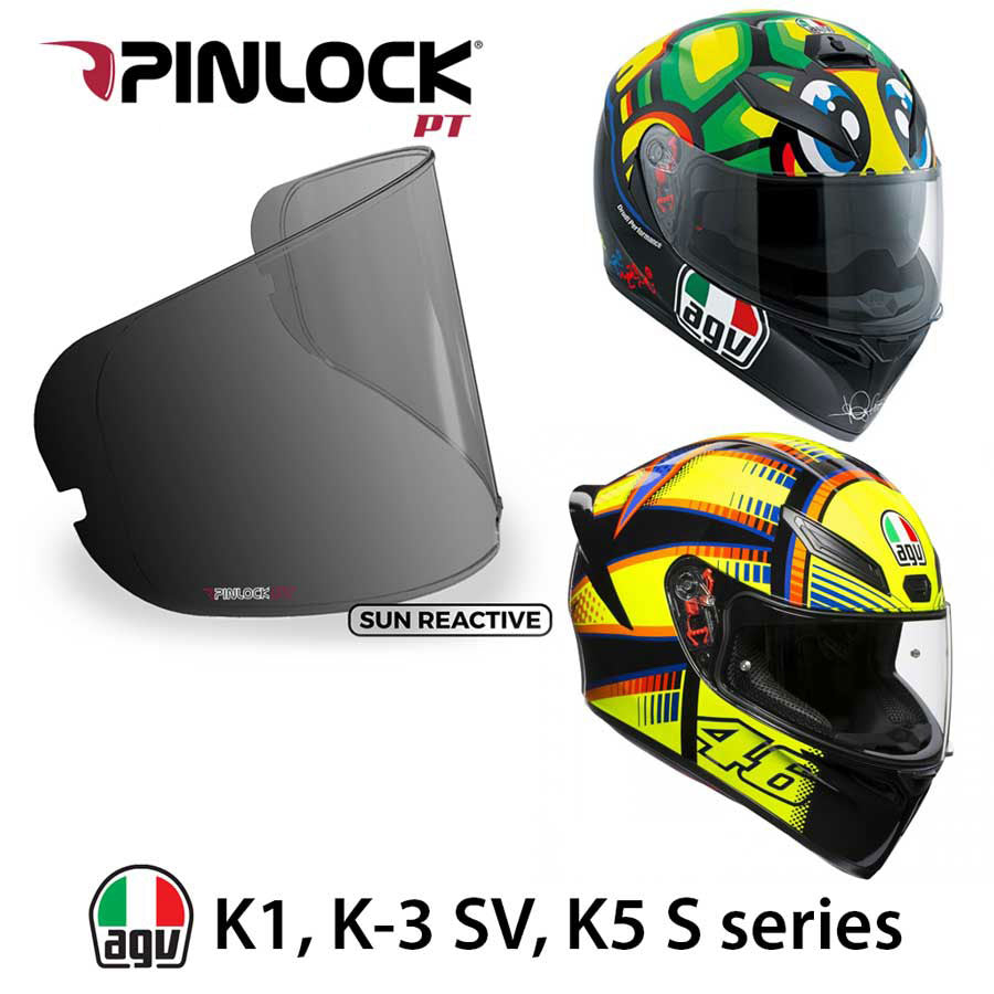 Pinlock ProtecTINT đổi màu cho AGV K-3, K5 & Trada-compact | Pinlock PT 100% Max Vision