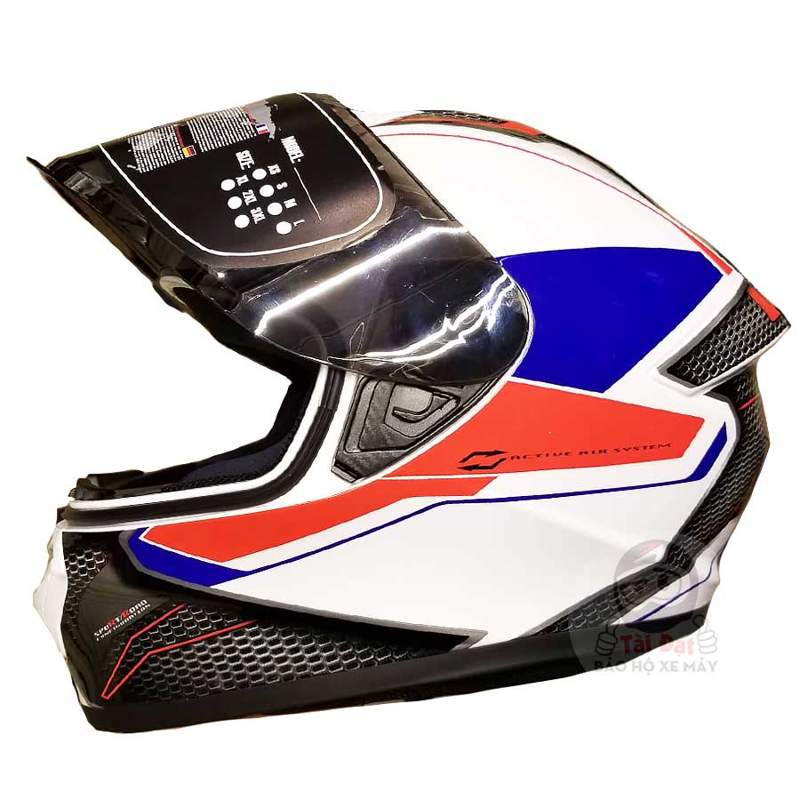 Fullface Yohe 977 Trắng Xanh Đỏ