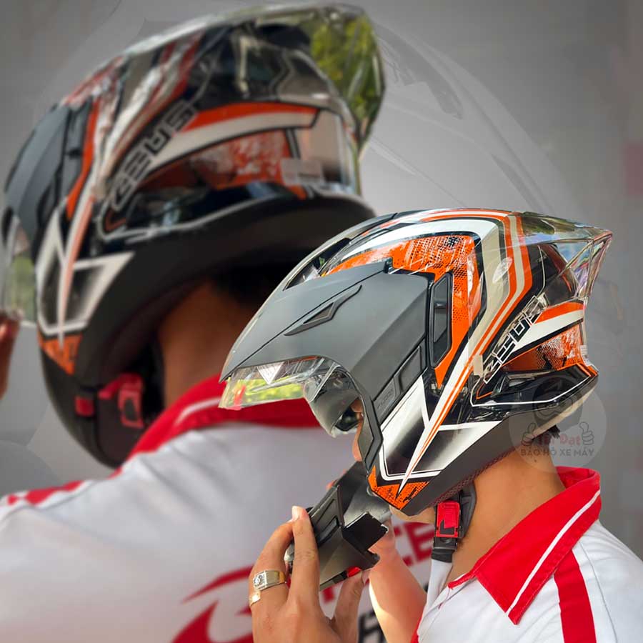 Phụ kiện đuôi gió nón Zeus 613