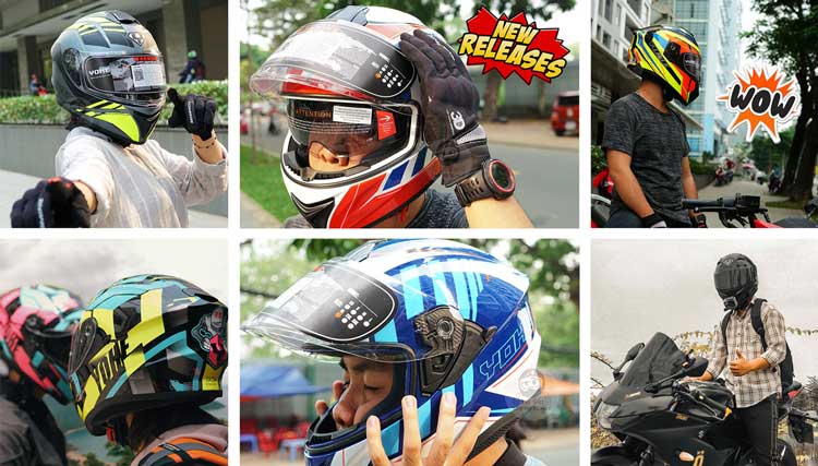 Top 7 nón bảo hiểm Yohe đi phượt chất lượng