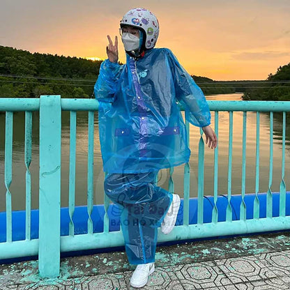 Áo mưa bộ nhựa nylong dẻo rất bền giá rẻ