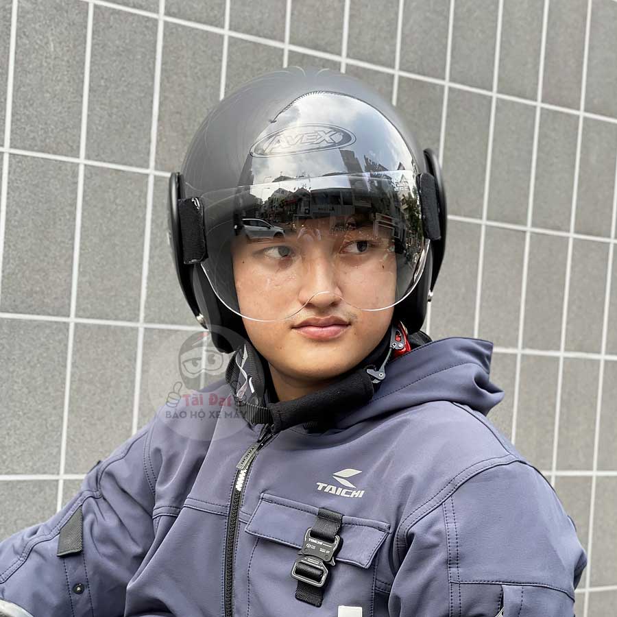 Mũ Avex Topgun Xám bóng