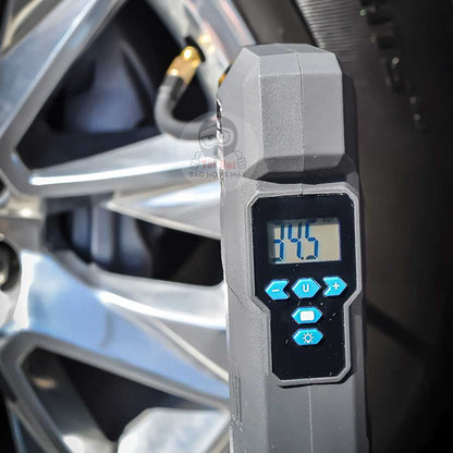 Bơm vá xe Stop&Go 7000 có bơm pin