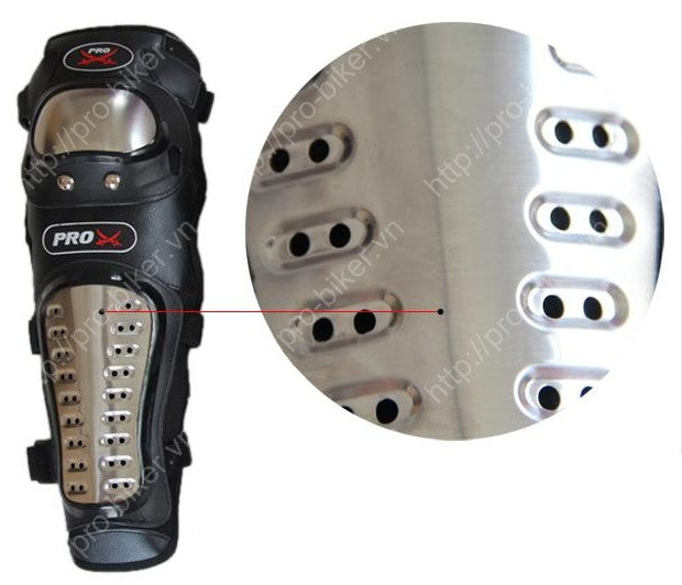 Bó gối kim loại inox Pro X (2 Tay + 2 Chân)