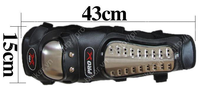 Bó gối kim loại inox Pro X (2 Tay + 2 Chân)