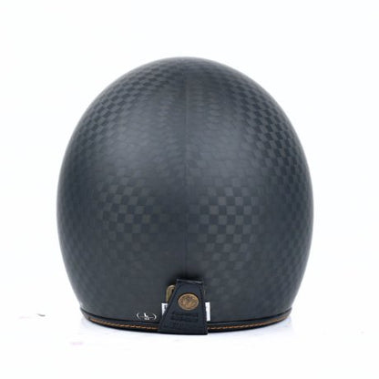 Nón 3/4 đầu Bulldog Heli Carbon Rubik