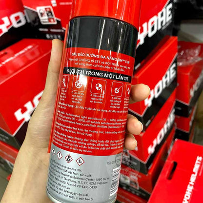 Chai xịt bôi trơn, chống rỉ sét, tẩy rửa 3M 5W