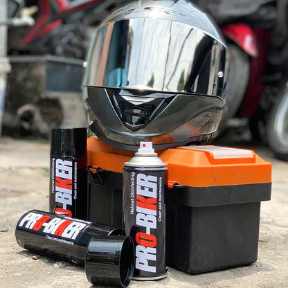 Chai vệ sinh khô bọt tuyết Mũ bảo hiểm, găng tay, áo giáp