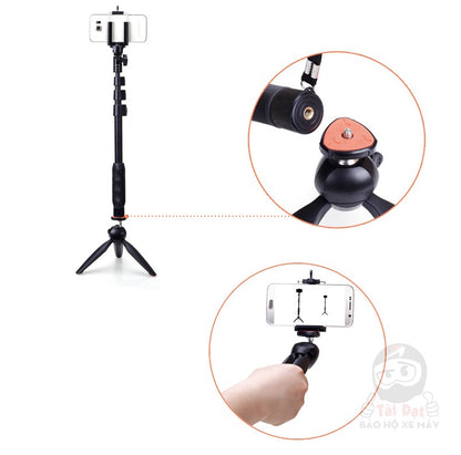 Chân tripod mini gắn gậy tự sướng