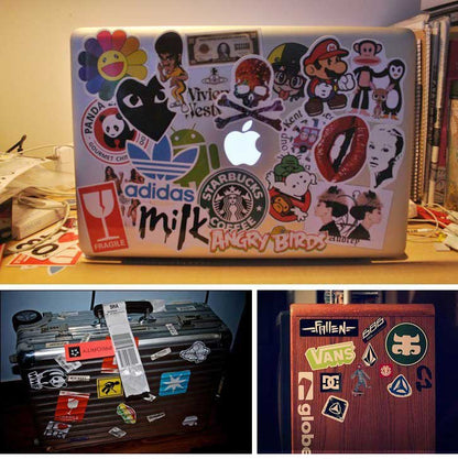 Decal, Sticker dán nón bảo hiểm, laptop