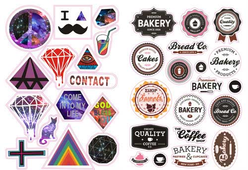 Decal, Sticker dán nón bảo hiểm, laptop