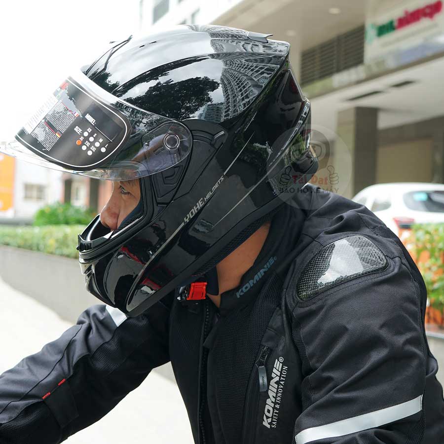 Fullface Yohe 981 đen bóng