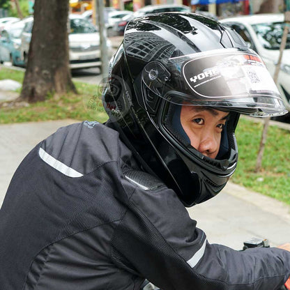 Fullface Yohe 981 đen bóng