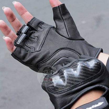 Găng tay Da Carbon Riding Tribe Mcs-59b