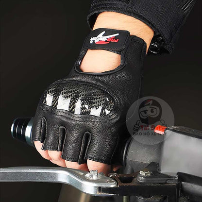 Găng tay Da Carbon Riding Tribe Mcs-59b