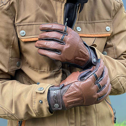 Găng tay da LS2 Rust Man