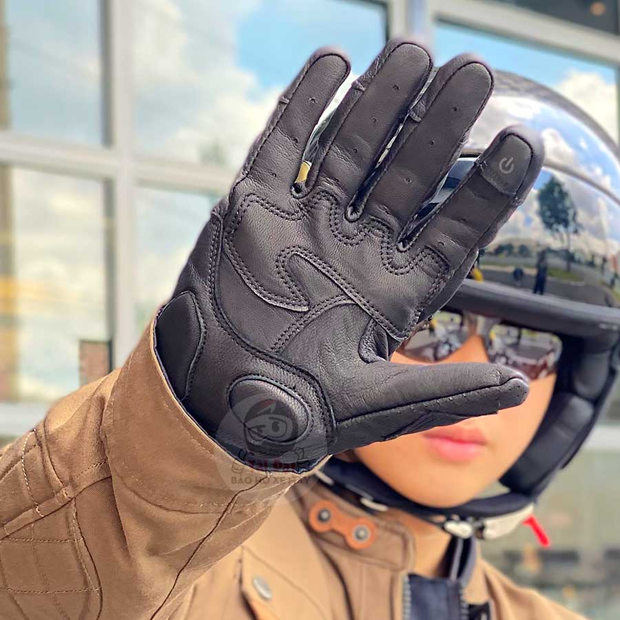 Găng tay da LS2 Rust Man