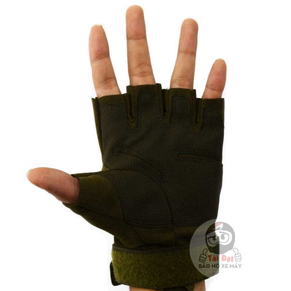 Găng tay lính hở ngón Black Hawk Pro-Biker