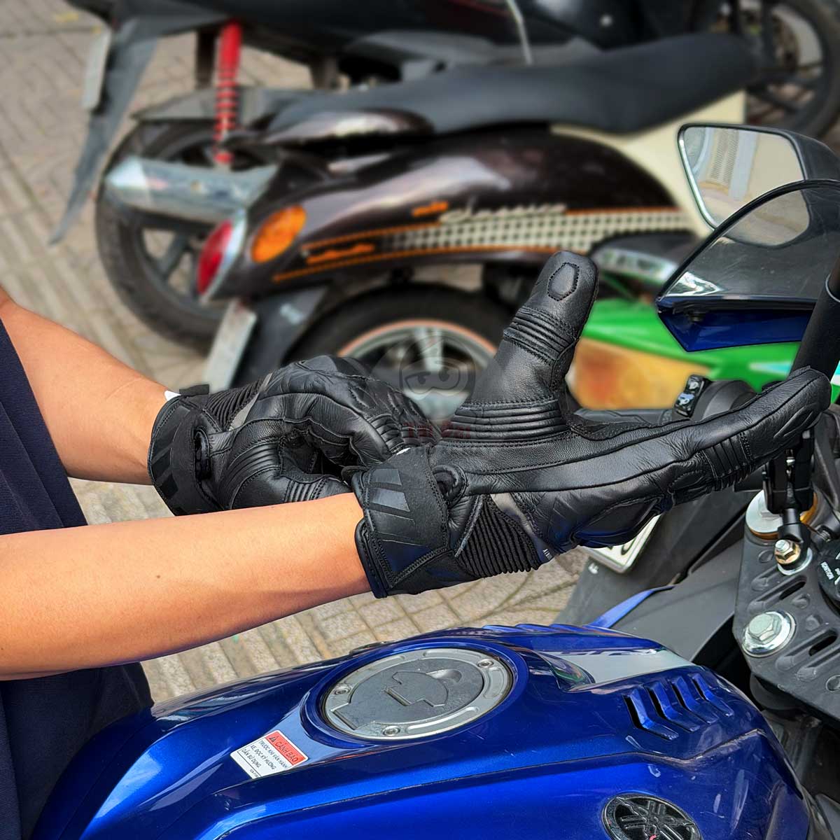 Găng tay da LS2 Octane Man