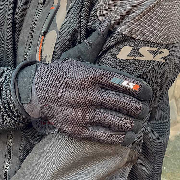 LS2 Ray Man Textile Gloves