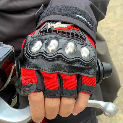 Găng tay Pro-biker MCS-04F gù Inox ngắn ngón