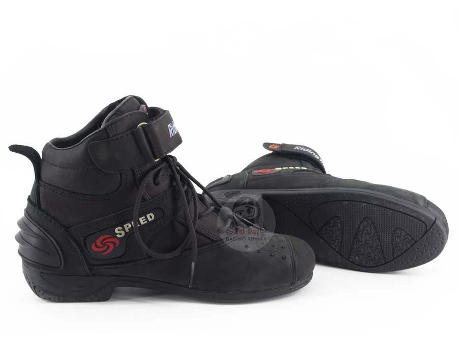 Giày da chạy motor Speed Bikers A012