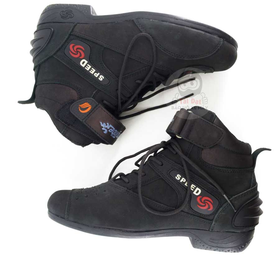 Giày da chạy motor Speed Bikers A012