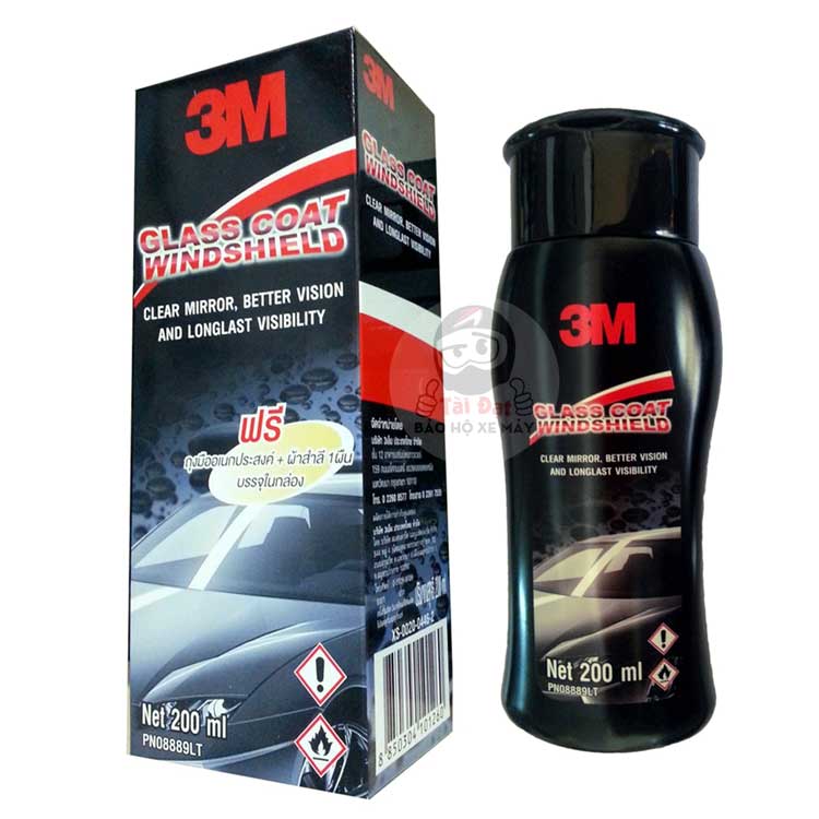 Chai chống bám nước lên kính nón bảo hiểm, ôtô 3M