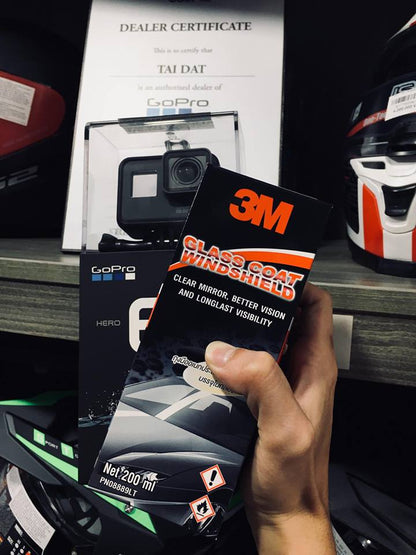 Chai chống bám nước lên kính nón bảo hiểm, ôtô 3M