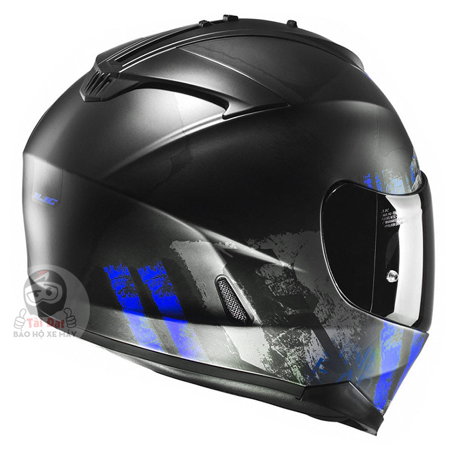 HJC IS-17 Shapy Black Blue Helmet
