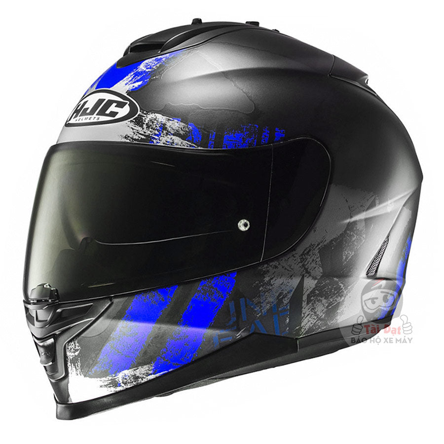 HJC IS-17 Shapy Black Blue Helmet