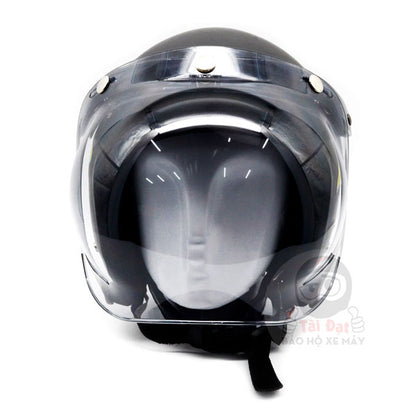 Kính Bubble Bulldog gắn cho nón bảo hiểm 3/4 đầu