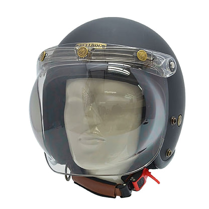 Kính Bubble Bulldog gắn cho nón bảo hiểm 3/4 đầu