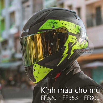 Kính 7 màu, gương mũ LS2 FF320, FF353, FF800