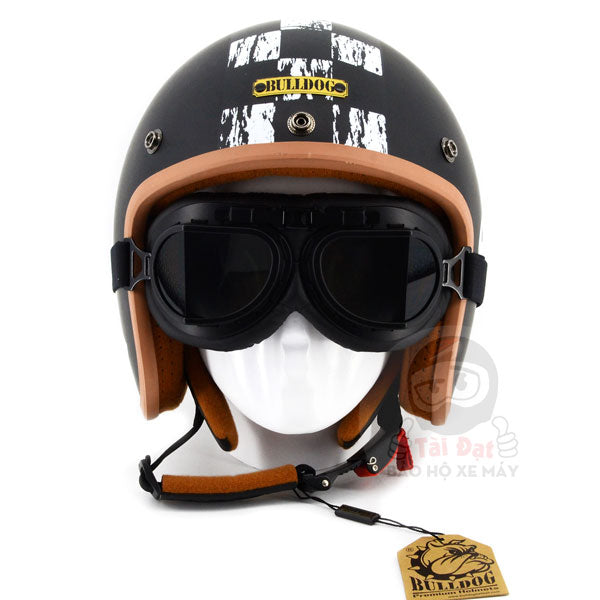 Kính phi công cổ điển cho nón bảo hiểm (gọng nhựa)