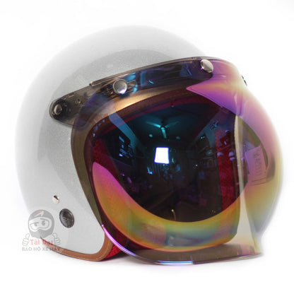 Kính BUBBLE RAW gắn cho nón bảo hiểm 3/4 đầu