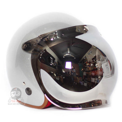 Kính BUBBLE RAW gắn cho nón bảo hiểm 3/4 đầu