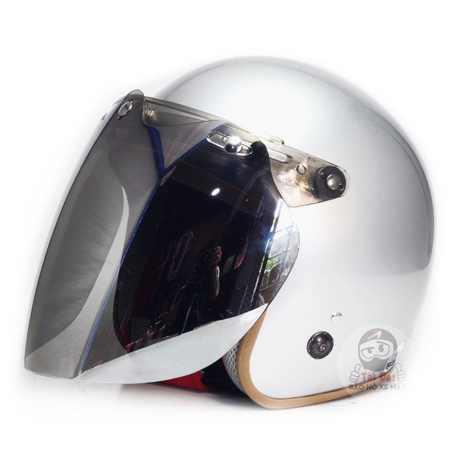 Kính RAW FLAT gắn cho nón bảo hiểm 3/4 đầu