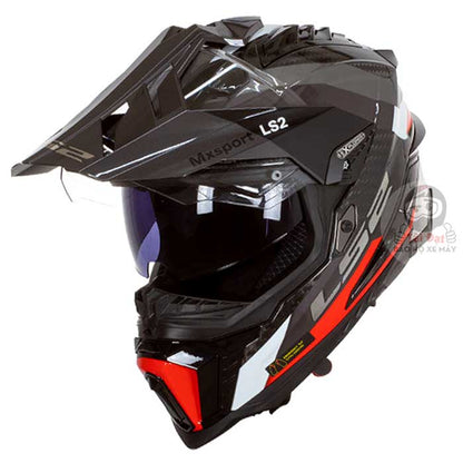 LS2 MX701 Explorer Carbon Đỏ Titan