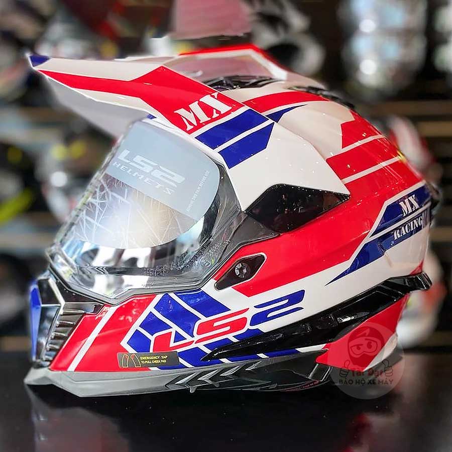 LS2 MX701 Explorer HPFC tem Atlantic Đỏ Xanh