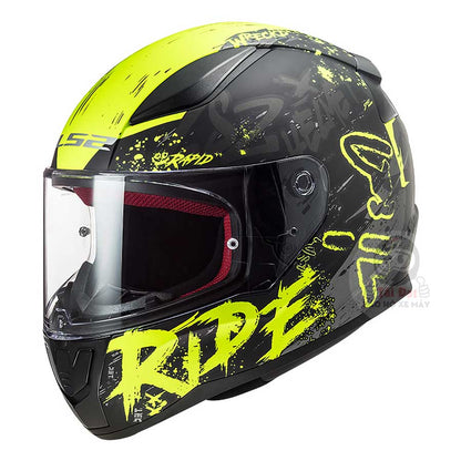 Fullface LS2 FF353 Rapid Naughty Vàng