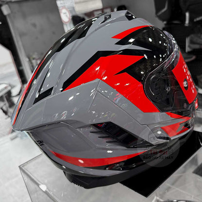 LS2 FF818 Storm III Dynamo Xám Đỏ