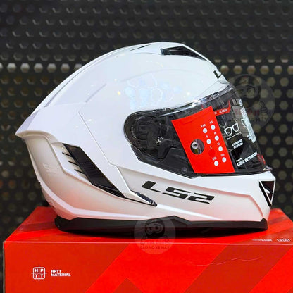 LS2 FF818 Storm III Trắng Bóng