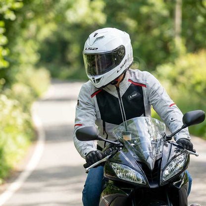 LS2 FF818 Storm III Trắng Bóng