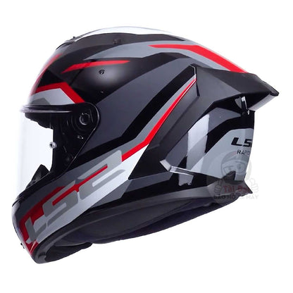 LS2 FF820 Rapid III Hyper Đen Đỏ