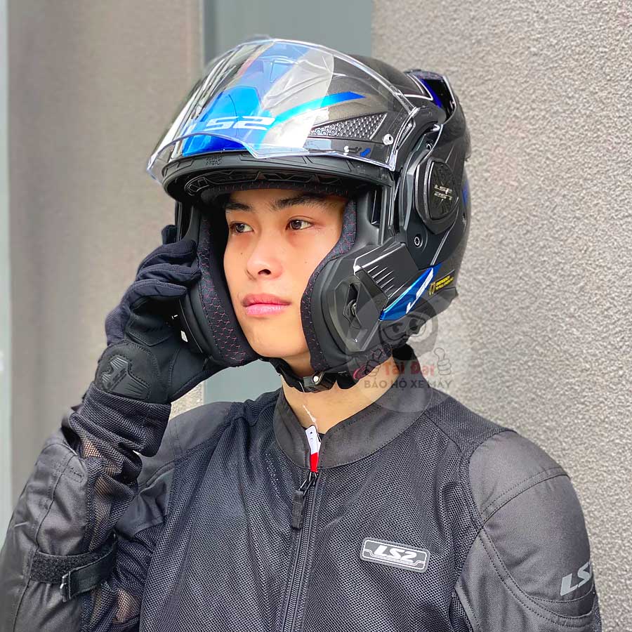 LS2 Advant X FF901 Spectrum Blue Helmet