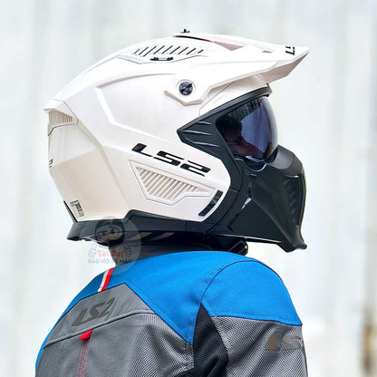 LS2 OF606 Drifter White Helmet