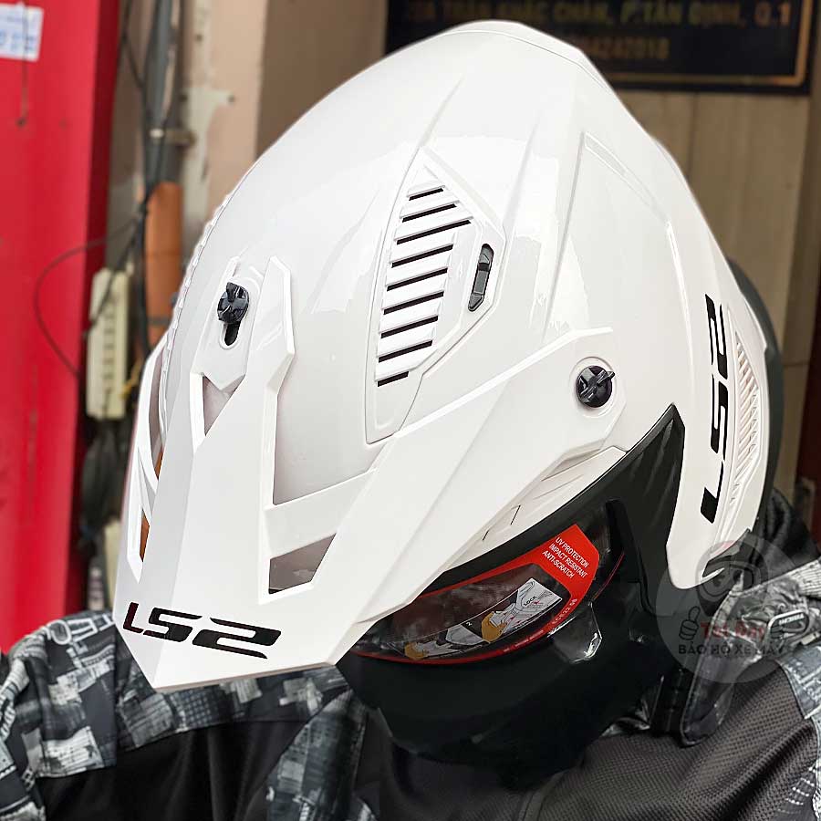 LS2 OF606 Drifter White Helmet