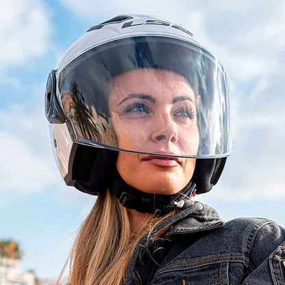 LS2 OF616 Airflow II White Helmet